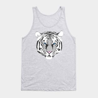 White tiger Tank Top